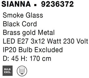 Lustra cu 3 pendule design modern SIANNA