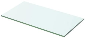 243819 vidaXL Raft din sticlă transparentă, 50 x 20 cm