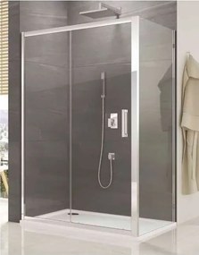 Perete fix SanSwiss Ocelia 80 cm sticla securizata 5mm anticalcar