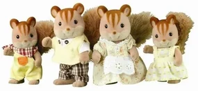 Familia veverițe maro Sylvanian Families