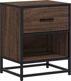 vidaXL Noptieră, stejar maro, 40x31x50 cm, lemn compozit