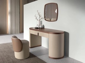 Oglinda decorativa design LUX Walnut Square 65x65cm