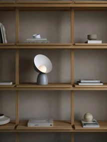 Veioza, lampa de masa design modern Hello gri