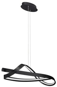 Lustra suspendata LED CCT OLIA aluminiu negru