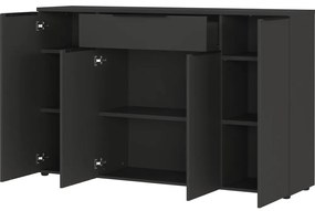 Comodă gri antracit joasă 161x101 cm Mailand – Germania