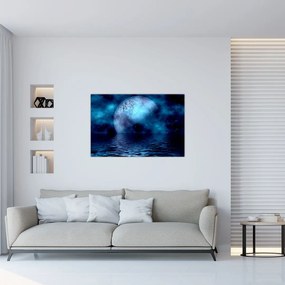 Tablou Luna deasupra mării (90x60 cm)