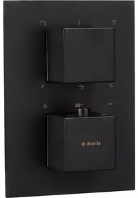 Corp incastrat pentru baterie dus Deante Box negru