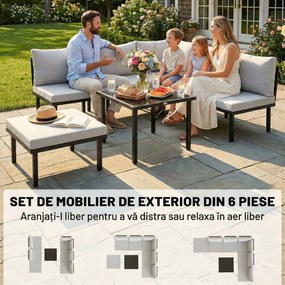 Outsunny canapele metalice | Aosom Romania