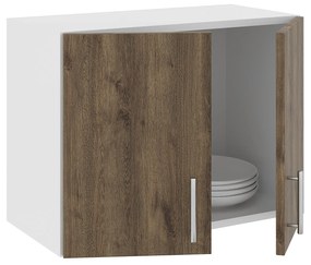 Corp Superior Hota Karo, Stejar Bronz/Alb, 60 x 30 x 45 cm