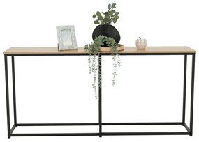 Consola in stil industrial, stejar   negru, BUSTA Maro