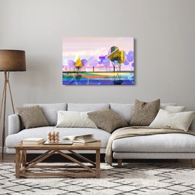 Tablou - Peisaj, abstracție (90x60 cm)