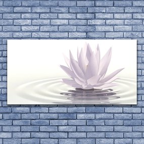 Tablou pe panza canvas Water Flower Art White
