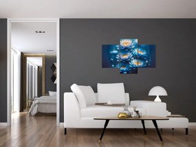 Tablou - Nuferi sub apă (90x60 cm)