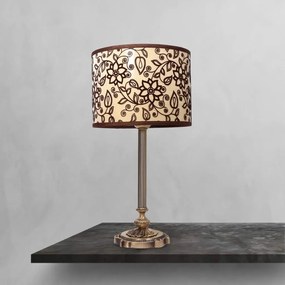Veioza, Lampa de masa cu abajur elegant Floral Medium