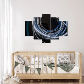 Tabloul cu linii albastre (150x105 cm)