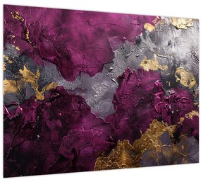 Tablou pe sticlă - Texturizarea abstracției (70x50 cm)