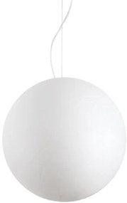 Lustră pe cablu Ideal Lux CARTA 1xE27/25W/230V d. 50 cm alb