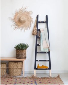 Cuier scară din lemn Surdic Negro, negru