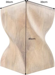 Masuta design unicat Twist 45cm, mango A-43849 VC