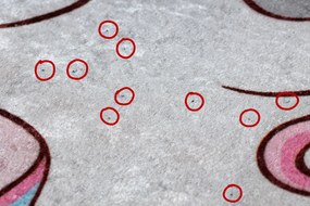 JUNIOR 51855.804 covor lavabil Inorog, nori pentru copii anti-alunecare - roz - SECUNDAR-COTATI PRODUSUL