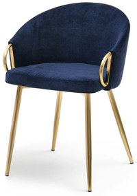 Scaun Carma K (albastru marin + auriu). 1110996