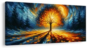 Tablou cu arborele vieții în lumină magică