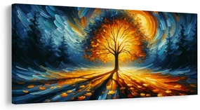 Tablou cu arborele vieții în lumină magică