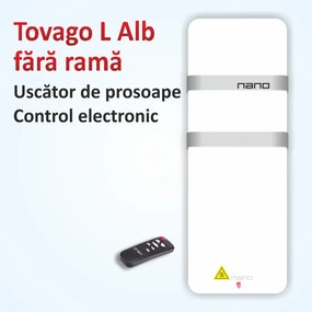 Plasma Termica incalzire infrarosu - Uscator prosoape - Tovago L fara rama 550W - Alb - Electronic