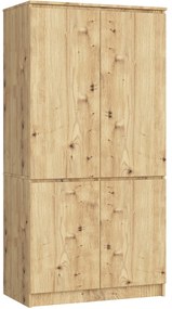 Dulap de haine Sinfin (stejar craft). 1117416