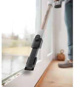 Aspirator vertical Shark IW3612EUT, 240W, 0.42 l, 3 moduri, 3 trepte, 3 atasamente, Afisaj LED, Senzori pentru detectarea murdăriei invizibile, Autonomie pana la 60 min, Alb/Galben