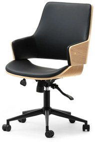 Scaun Oscaro (stejar negru + negru). 1110528