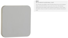 Aplica perete LED moderna iluminat ambiental Gypsum 8834 SRT