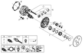 GROHE 29119000 - Termostat GROHTHERM SMARTCONTROL crom lucios