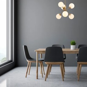 Lustră pe tijă GONDOL 6xE27/40W/230V