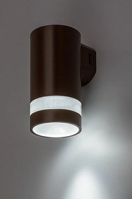 Aplica LED CCT perete exterior IP65 Urfa Line maro