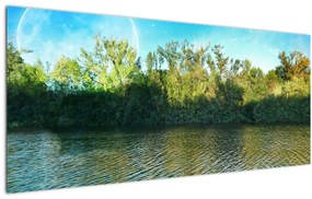 Tablou - lac (120x50 cm)