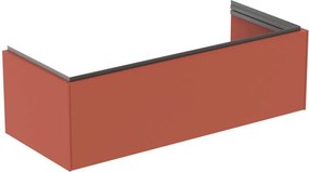 Dulap baza suspendat Ideal Standard Atelier Conca 1 sertar rosu - oranj 120 cm