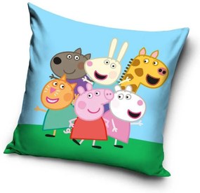 Purcelușa Peppa Friends Husă de pernă 40x40 cm Catifea