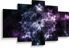 Tablou - Mandala Lotus în spațiu (150x105 cm)
