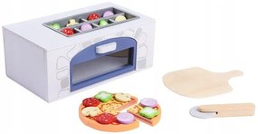 Set joacă - cuptor pentru pizza cu accesorii Ecotoys