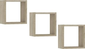 Set rafturi de perete Kenzo (stejar sonoma). 1068835