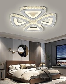Lustra LED Cu Telecomanda, Elit's Triany Cristal, 110 W