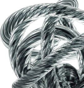 Obiect decorativ LUX Dominico M, diam.15cm gri 113528 HZ