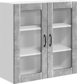 vidaXL Dulap de bucătărie Gri din beton 80 x 31 x 80 cm Lemn compozit