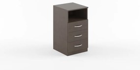 Comoda cu 3 sertare 412 х 450 х 760 mm, Lemn Negru