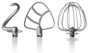 Mixer planetar Ariete MODERNA 1589/00, 3200W, 5.5 L, 11 viteze, Carcasa aluminiu, Accesorii, Roșu/Inox