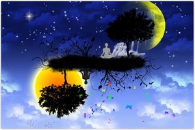 Tablou - Reflecția echilbrului (90x60 cm)