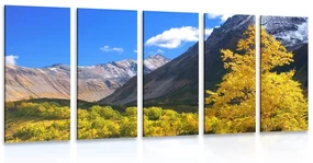 Tablou 5-piese natura frumoasă pe Kamchatka în Rusia