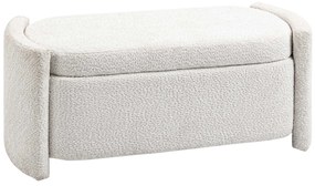 HOMCOM Bancă cu Depozitare, Banc de Intrare, Banc pentru Pantofi, capitonată, 105 cm x 44 cm x 45,5 cm. Crem/Bej | Aosom Romania