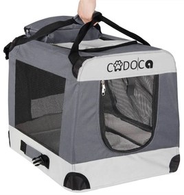 Geantă transport pentru animale 70 x 52 x 52 cm Grey - L